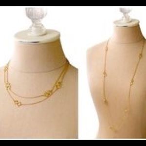 Stella & Dot clover necklace